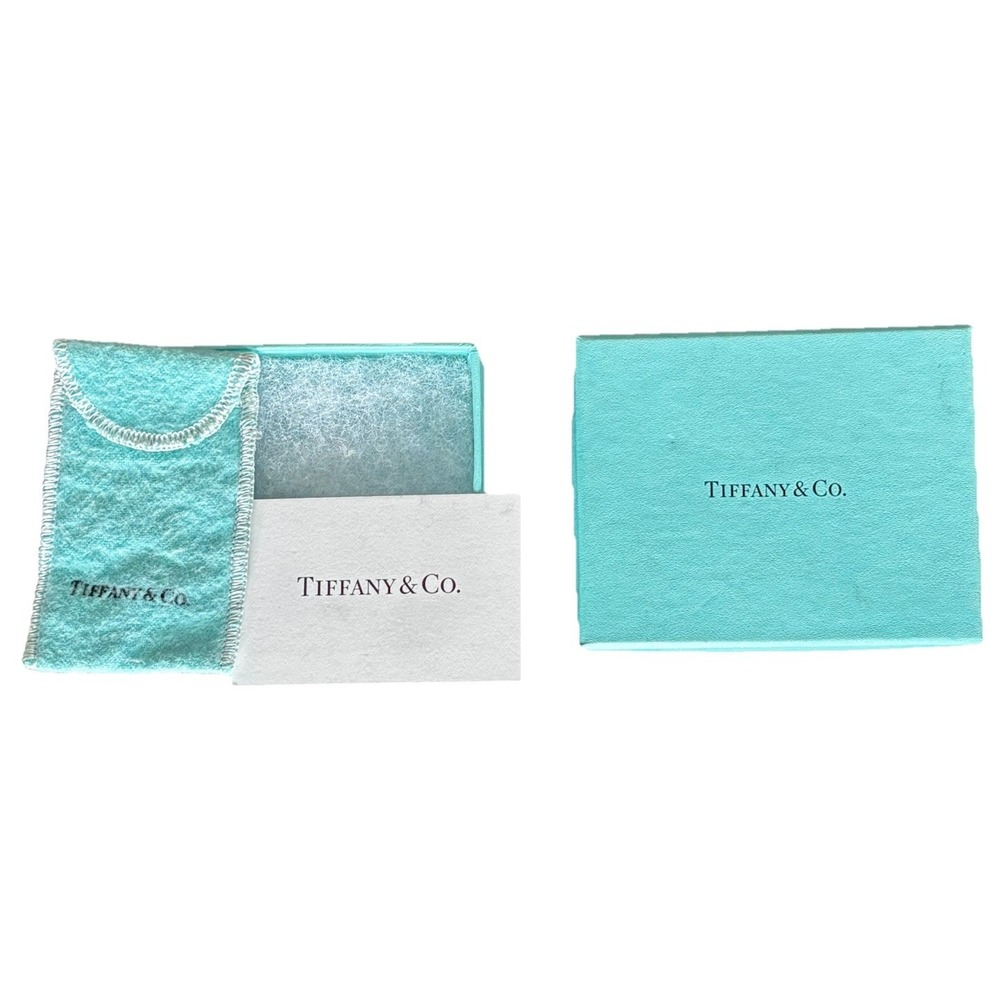 Tiffany & Co Empty 4" x 3" x 1.5" Blue Gift Box/Travel Pouch 3pc set